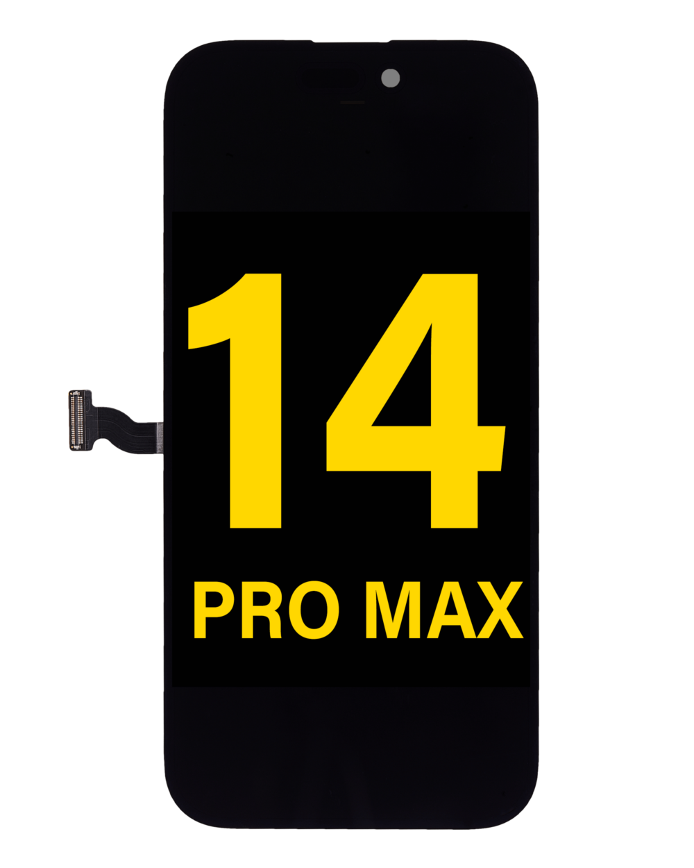 iPhone 14 Pro Max Hard OLED quality replacement display assembly black