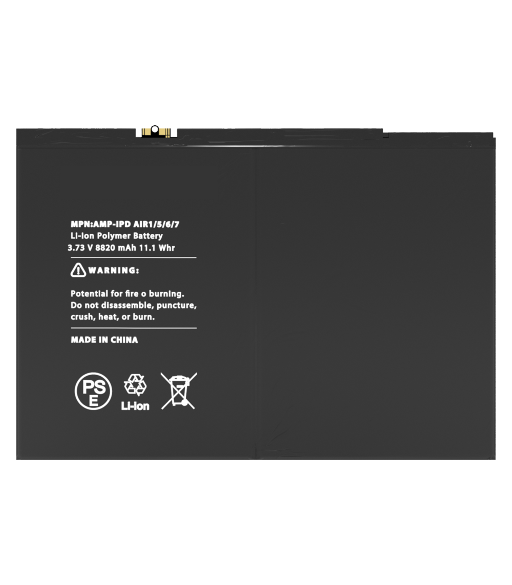 iPad 5, iPad 6, iPad 7, iPad 8, iPad 9 and iPad Air 1st generation premium quality replacement battery