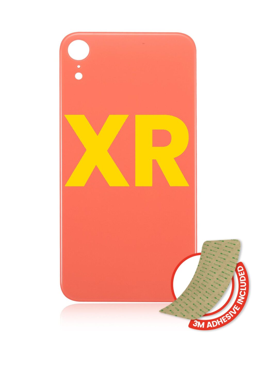 iPhone XR premium quality replacement back glass in coral