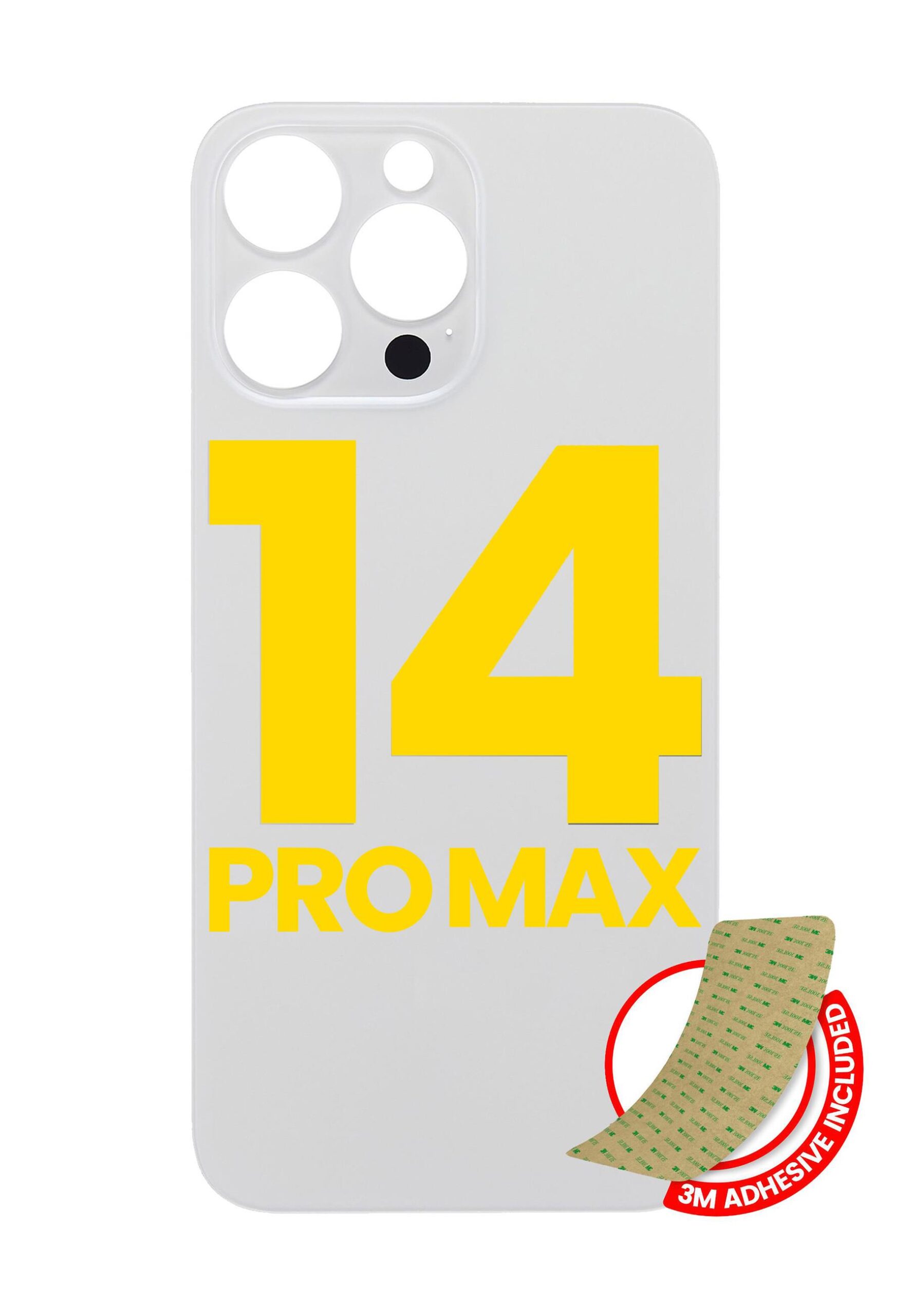 iPhone 14 Pro Max Back Glass (Silver) CellParts