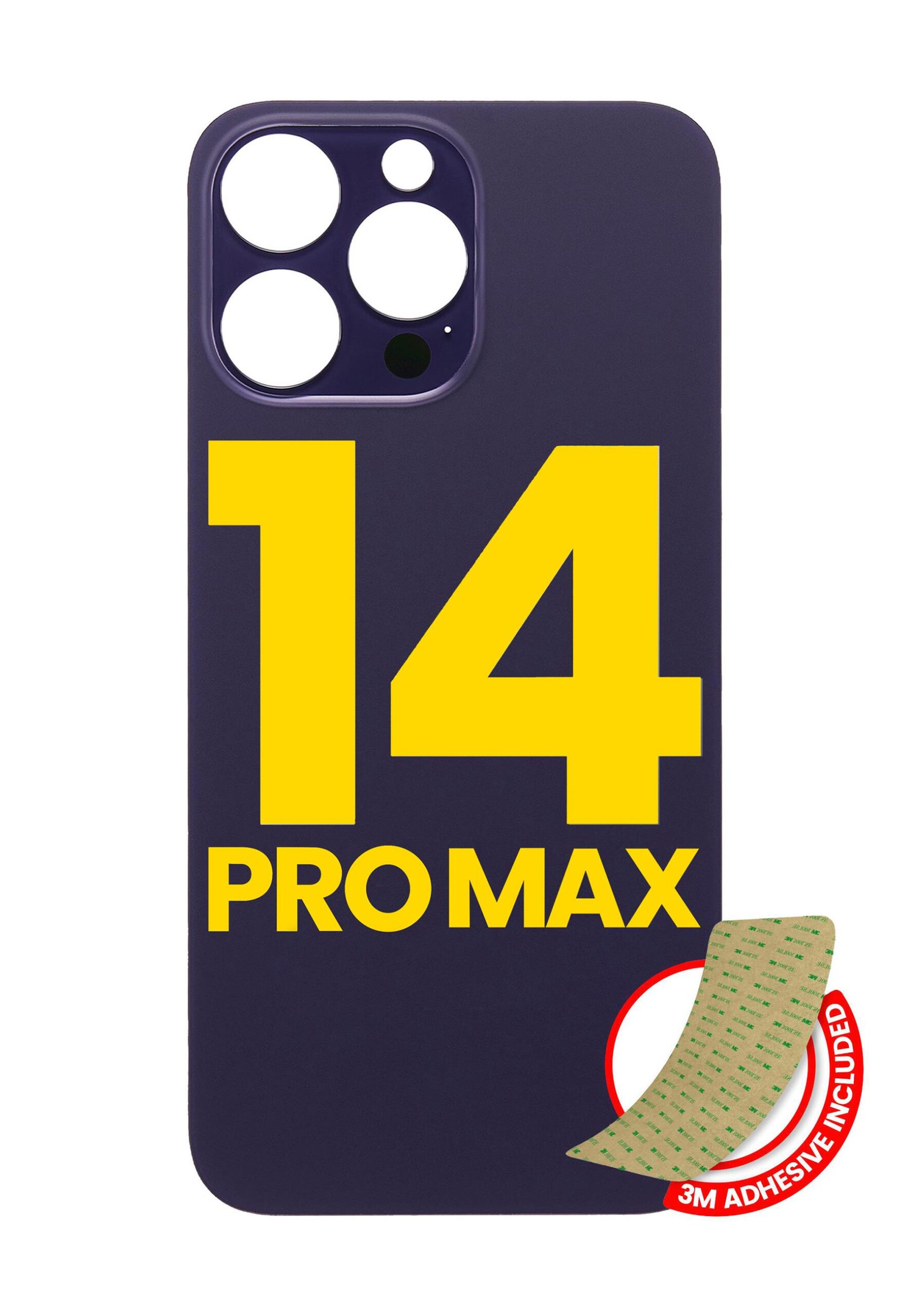 iPhone 14 Pro Max Back Glass (Deep Purple) CellParts
