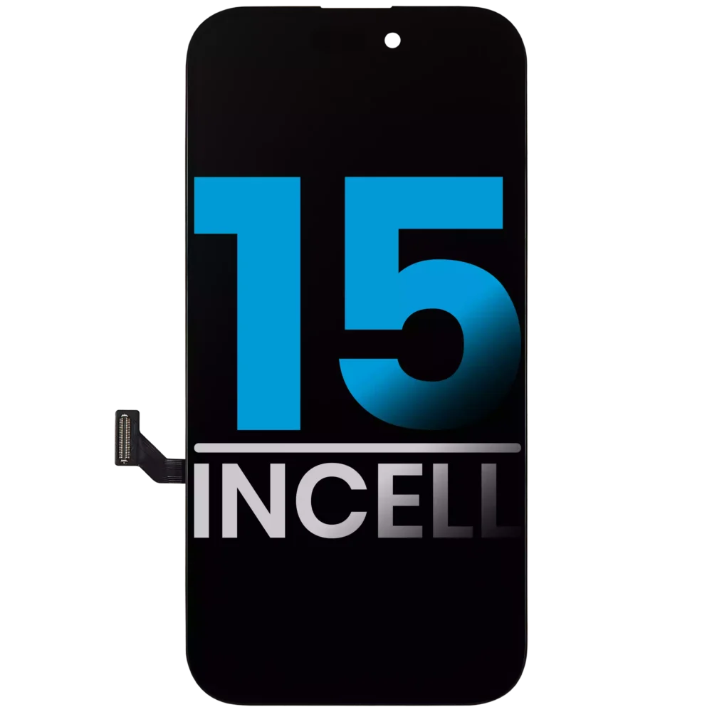 iPhone 15 premium quality replacement InCell LCD assembly black