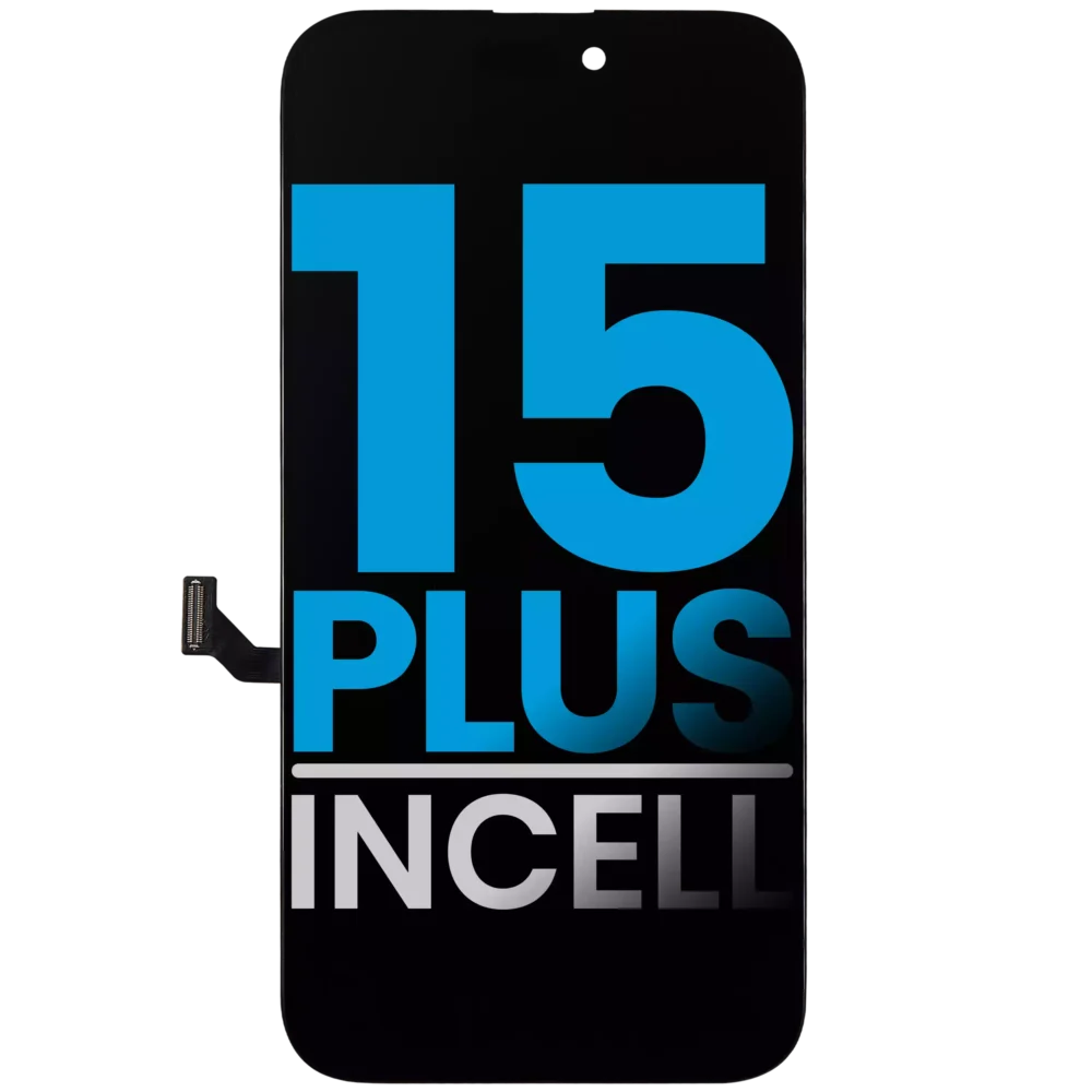 iPhone 15 Plus premium quality replacement InCell LCD assembly black