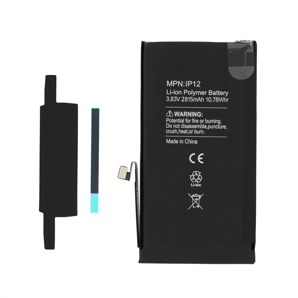 iPhone 12 and iPhone 12 Pro premium quality replacement decoded battery with no error messages