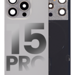 iPhone 15 Pro Rear Housing in Natural Titanium – Premium Replacement Part for iPhone 15 Pro – Available from Cell Parts South Africa