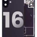 iPhone 16 Rear Housing in Black – Premium Replacement Part for iPhone 16 – Available from Cell Parts South Africa