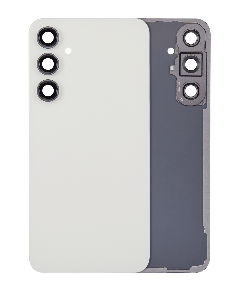 Samsung S23FE Back Cover Glass With Camera Lens - Cream (No Logo)