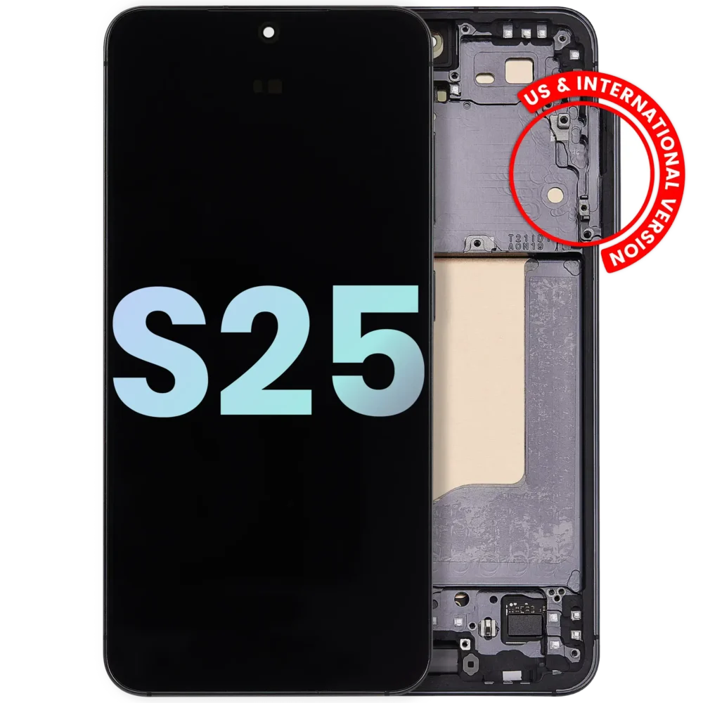 Samsung S25 OLED With Frame - Blue Black (Service Pack)